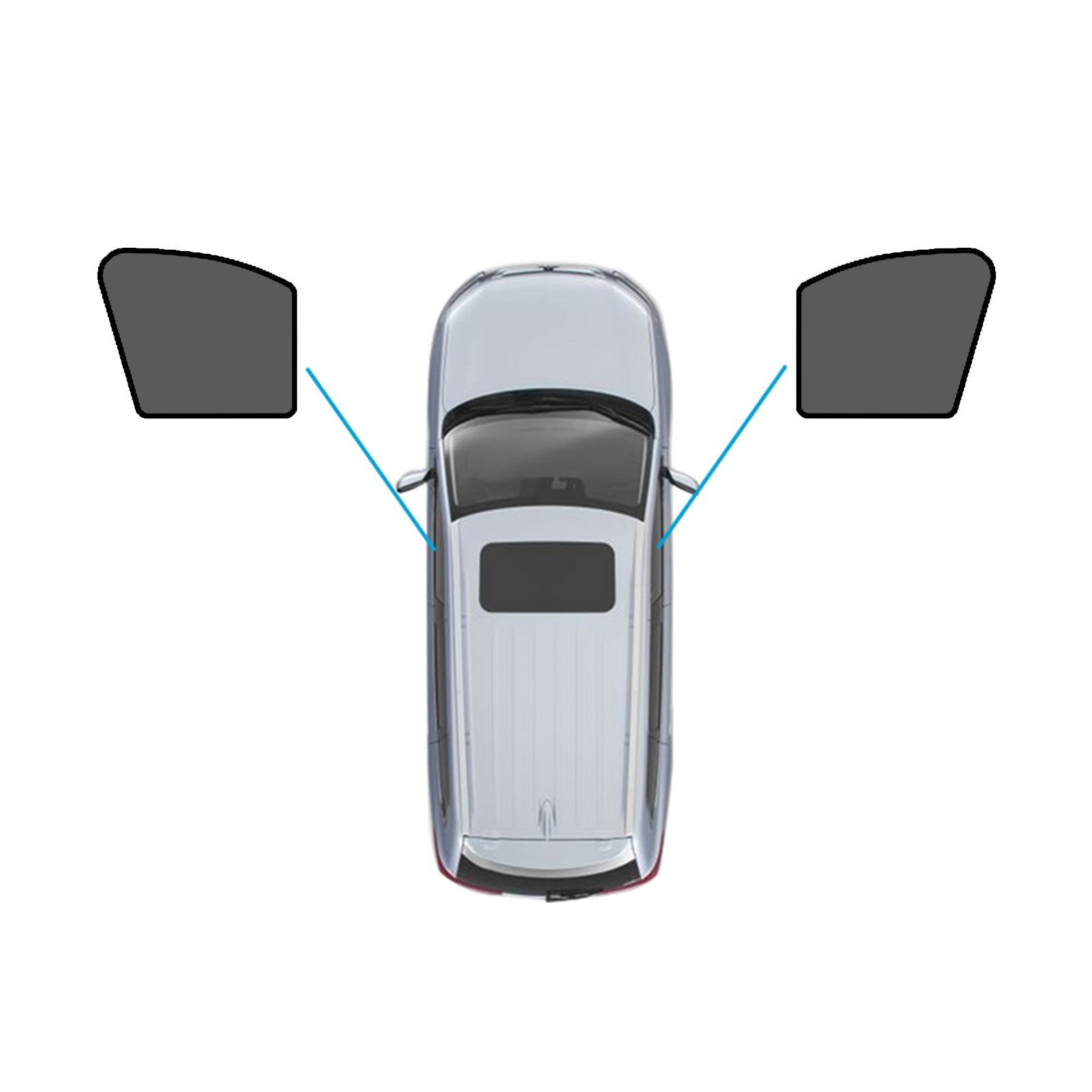Magnetic Mesh Sun Blind Shades Suitable for Volvo XC90 2015 - Current On Front/Rear - Frazy's Auto Parts