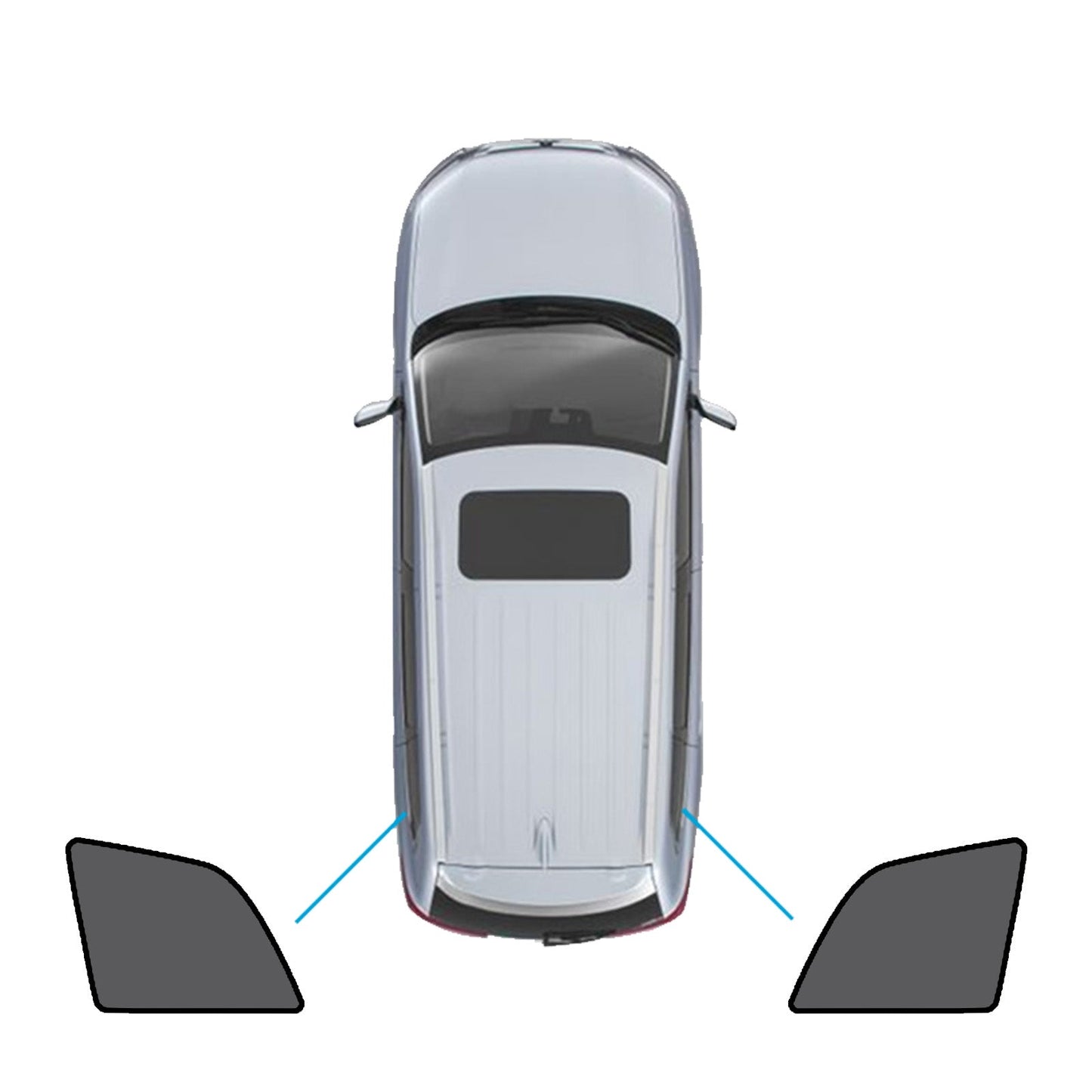 Magnetic Mesh Sun Blind Shades Suitable for Volvo XC90 2015 - Current On Front/Rear - Frazy's Auto Parts