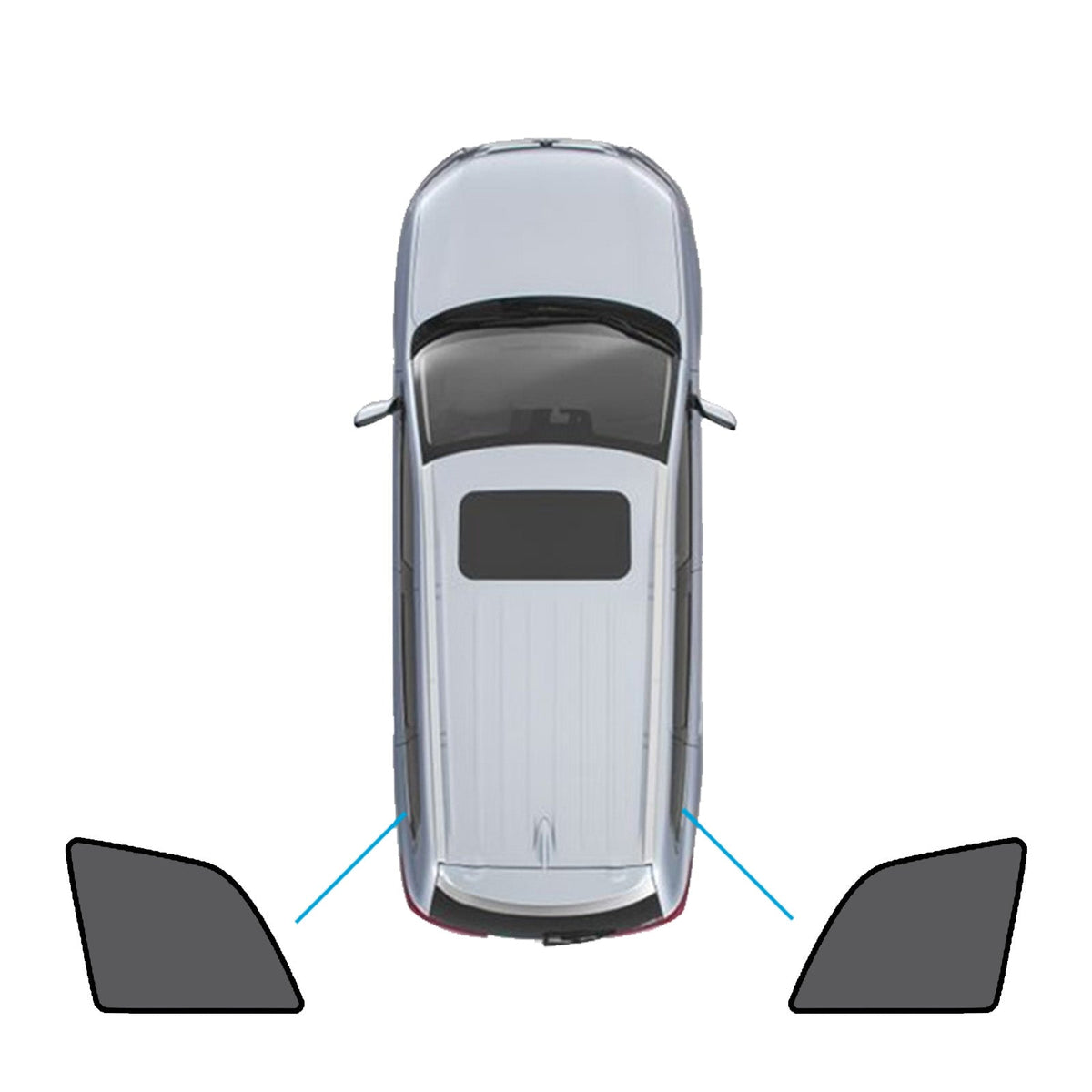 Magnetic Mesh Sun Blind Shades Suitable for Volvo XC90 2015 - Current On Front/Rear - Frazy's Auto Parts
