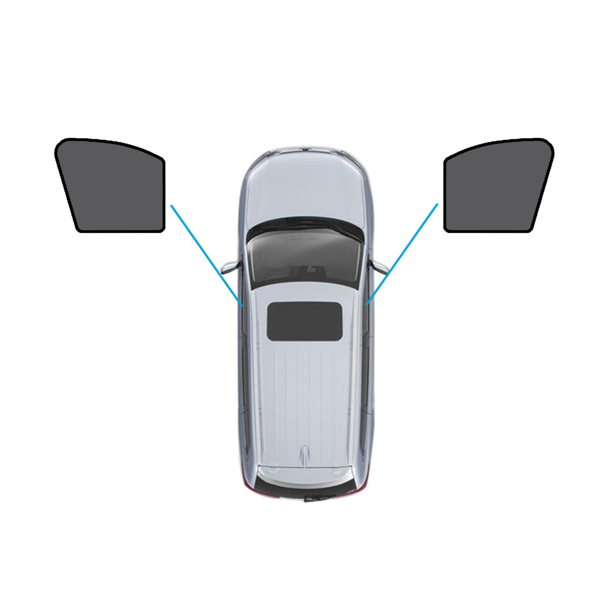 Magnetic Mesh Sun Blind Shades Suitable for Volvo XC90 2015 - Current On Front/Rear - Frazy's Auto Parts