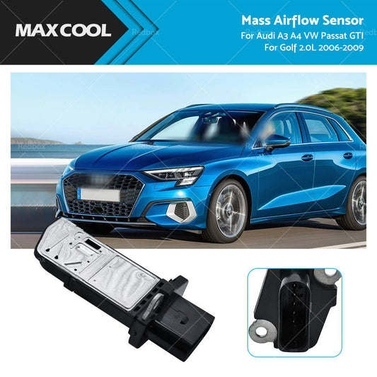 Mass Air Flow Meter MAF Sensor 06F906461A for Audi A3 A4 VW Passat GTI Golf - Frazy's Auto Parts