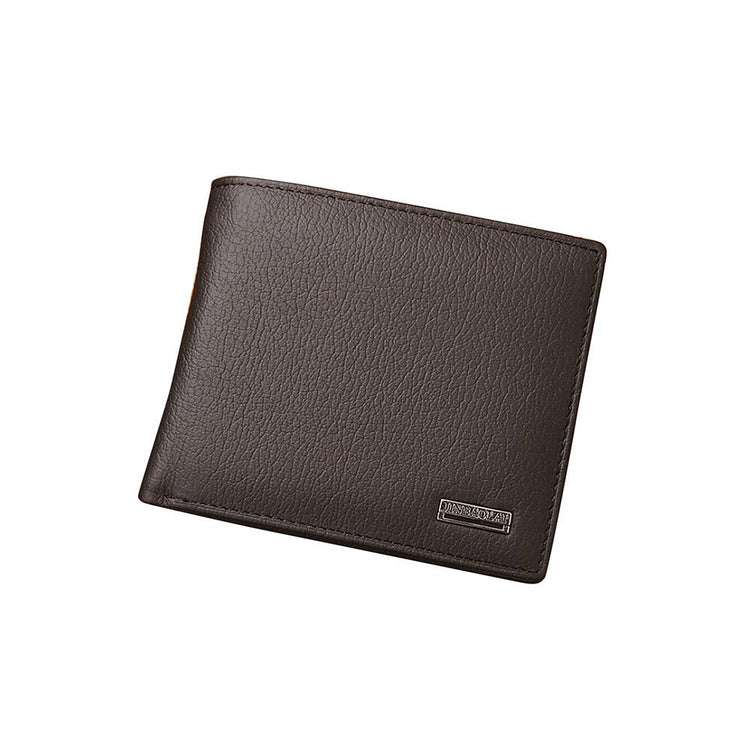 Mens Leather Wallet Cowhide Coin Purse Wallet Multiple Card Slots New AU - Frazy's Auto Parts