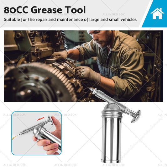 Metal Grease Gun For Chainsaw Chain Bar Sprocket Nose and Brushcutter Head Bearing - Frazy's Auto Parts