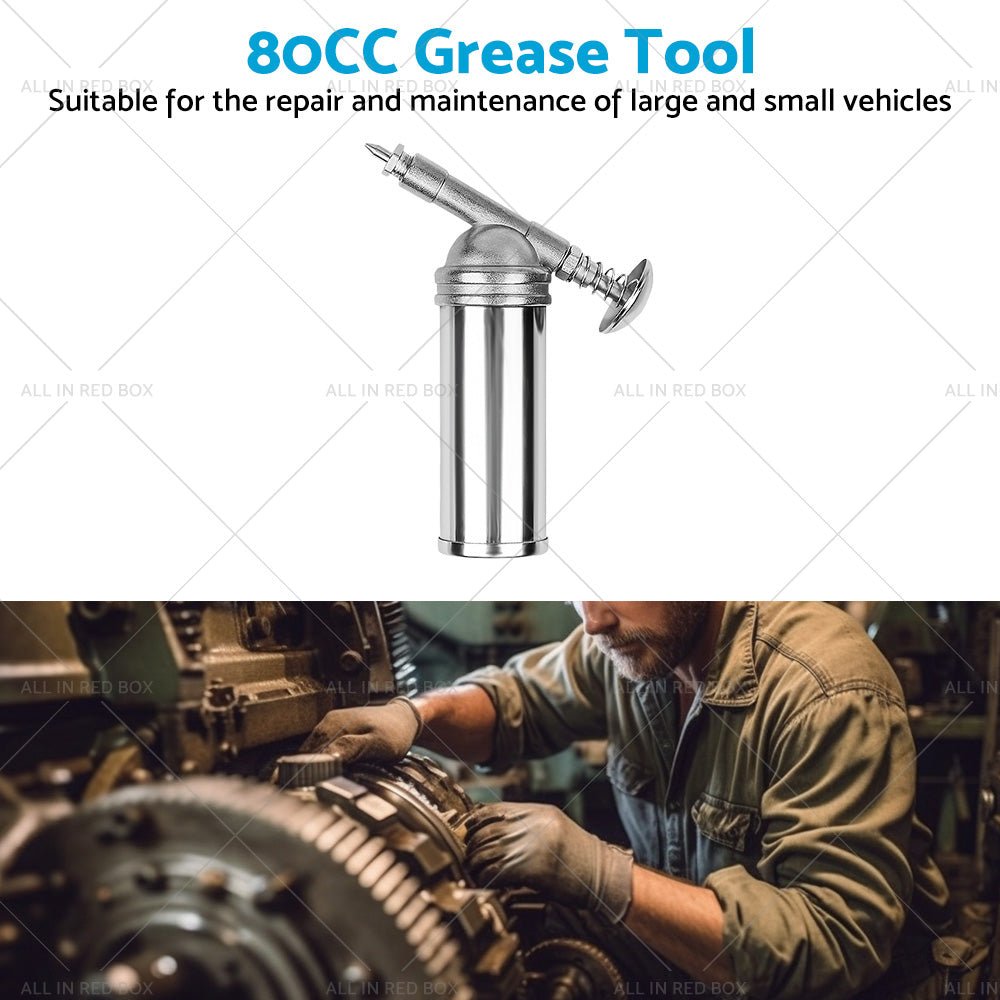 Metal Grease Gun For Chainsaw Chain Bar Sprocket Nose and Brushcutter Head Bearing - Frazy's Auto Parts