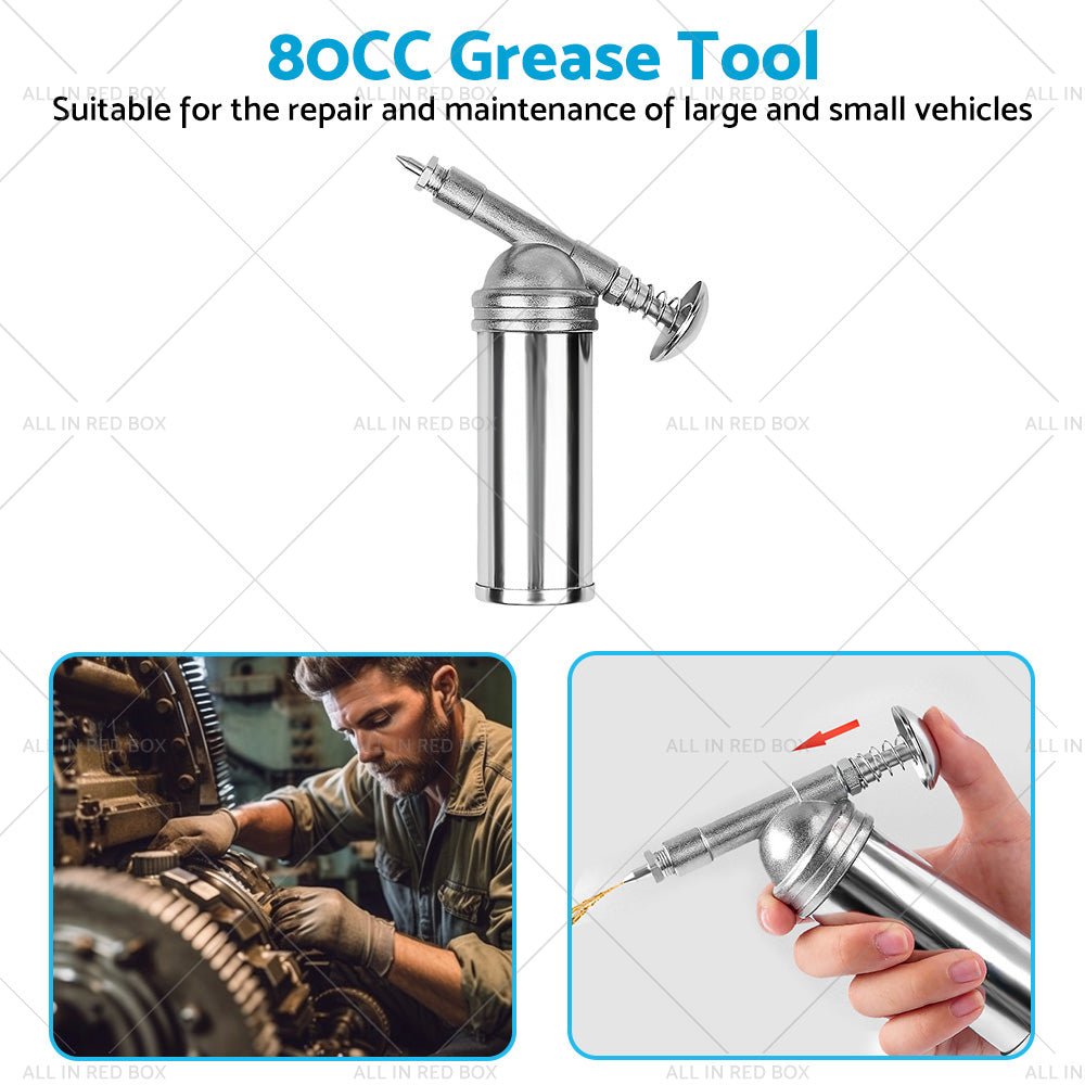 Metal Grease Gun For Chainsaw Chain Bar Sprocket Nose and Brushcutter Head Bearing - Frazy's Auto Parts