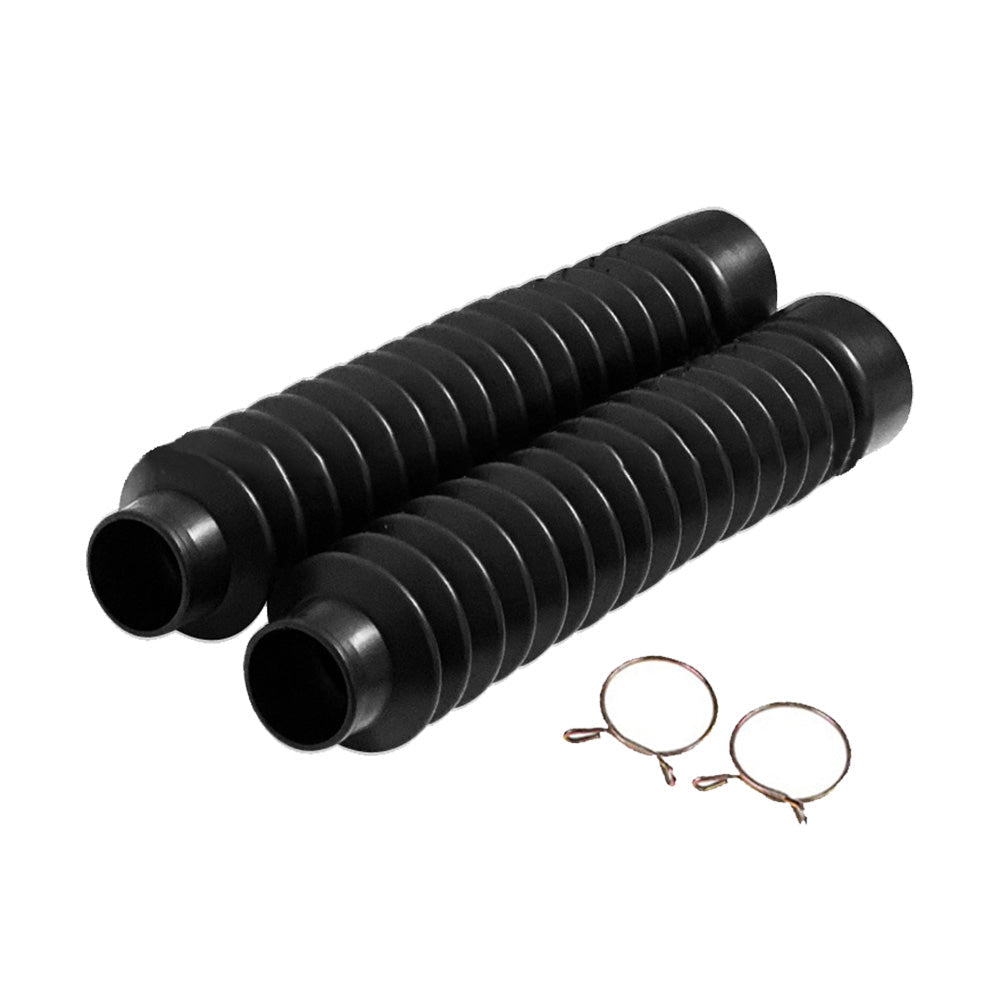 Motorcycle Rubber Front Fork Dust Gaiters Boot Shock Absorber Cover Black Suitable For Motorbike - Frazy's Auto Parts