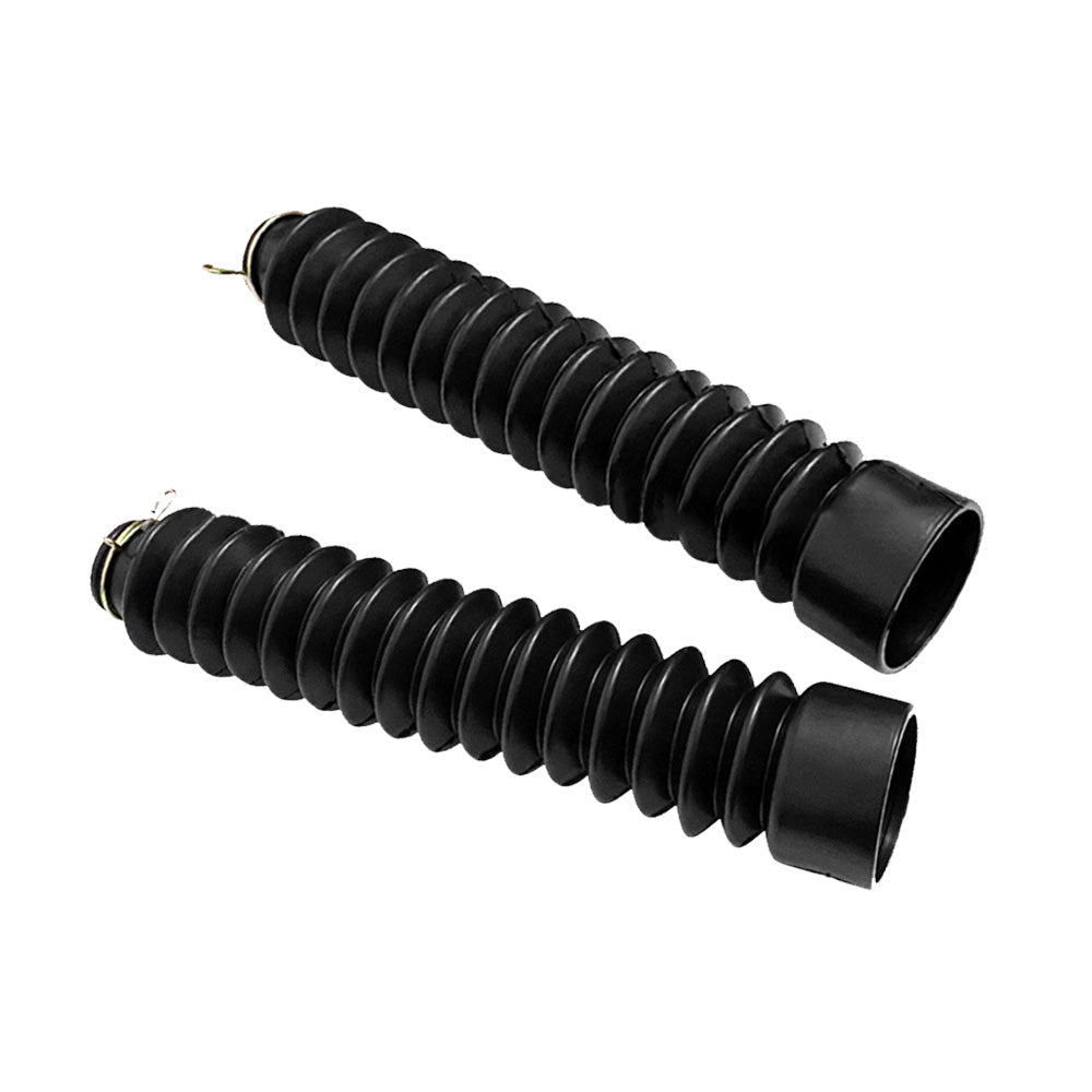 Motorcycle Rubber Front Fork Dust Gaiters Boot Shock Absorber Cover Black Suitable For Motorbike - Frazy's Auto Parts