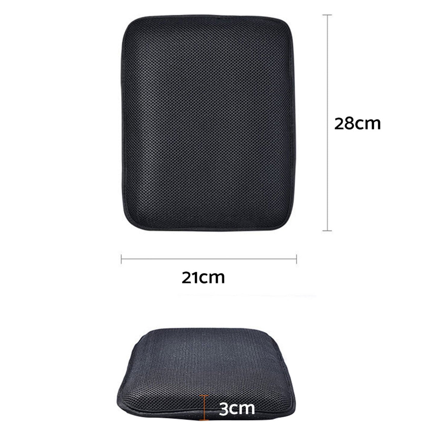 Motorcycle Seat Cushion Comfort Gel Pillow Pad Cover Motorbike Pressure Relief - Frazy's Auto Parts