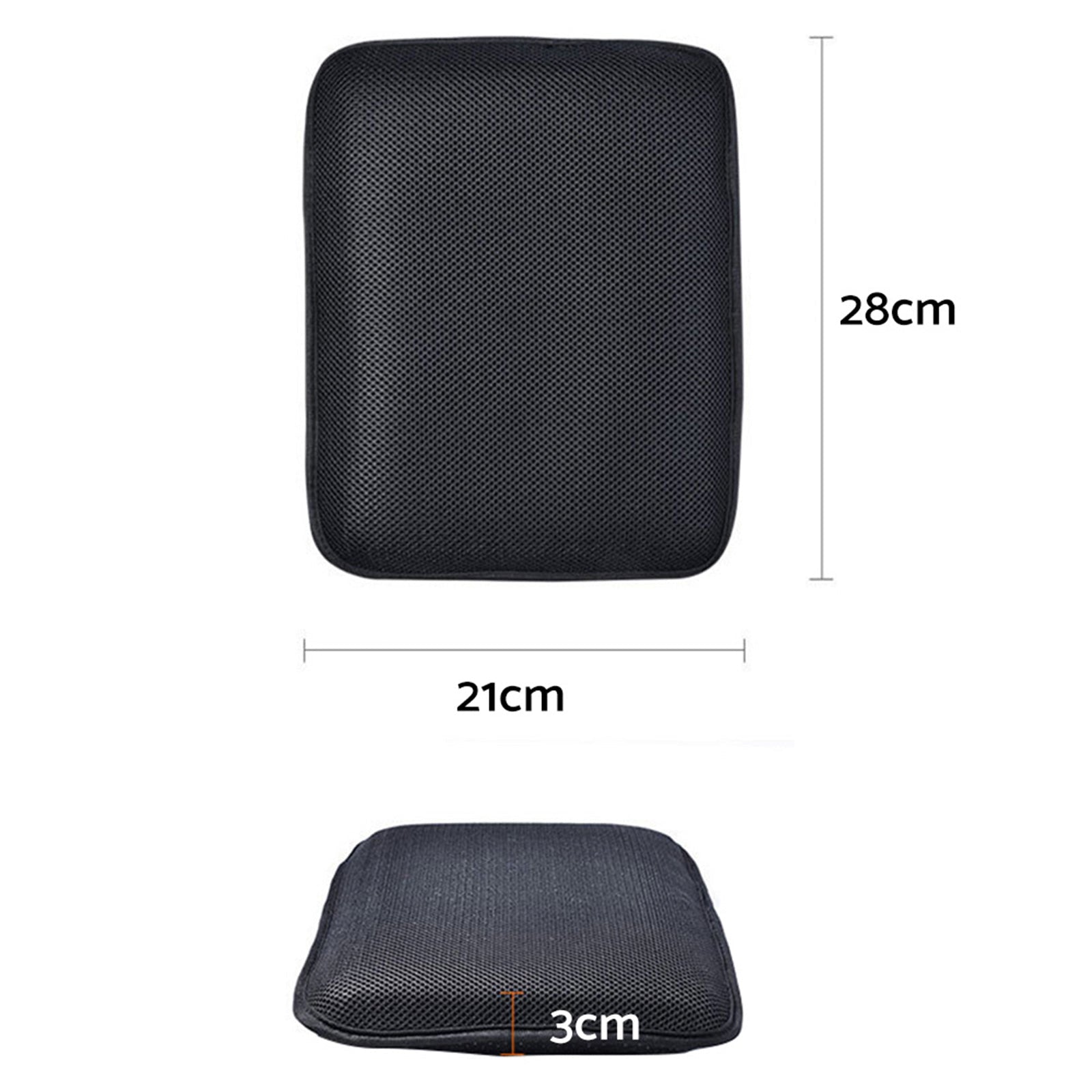 Motorcycle Seat Cushion Comfort Gel Pillow Pad Cover Motorbike Pressure Relief - Frazy's Auto Parts