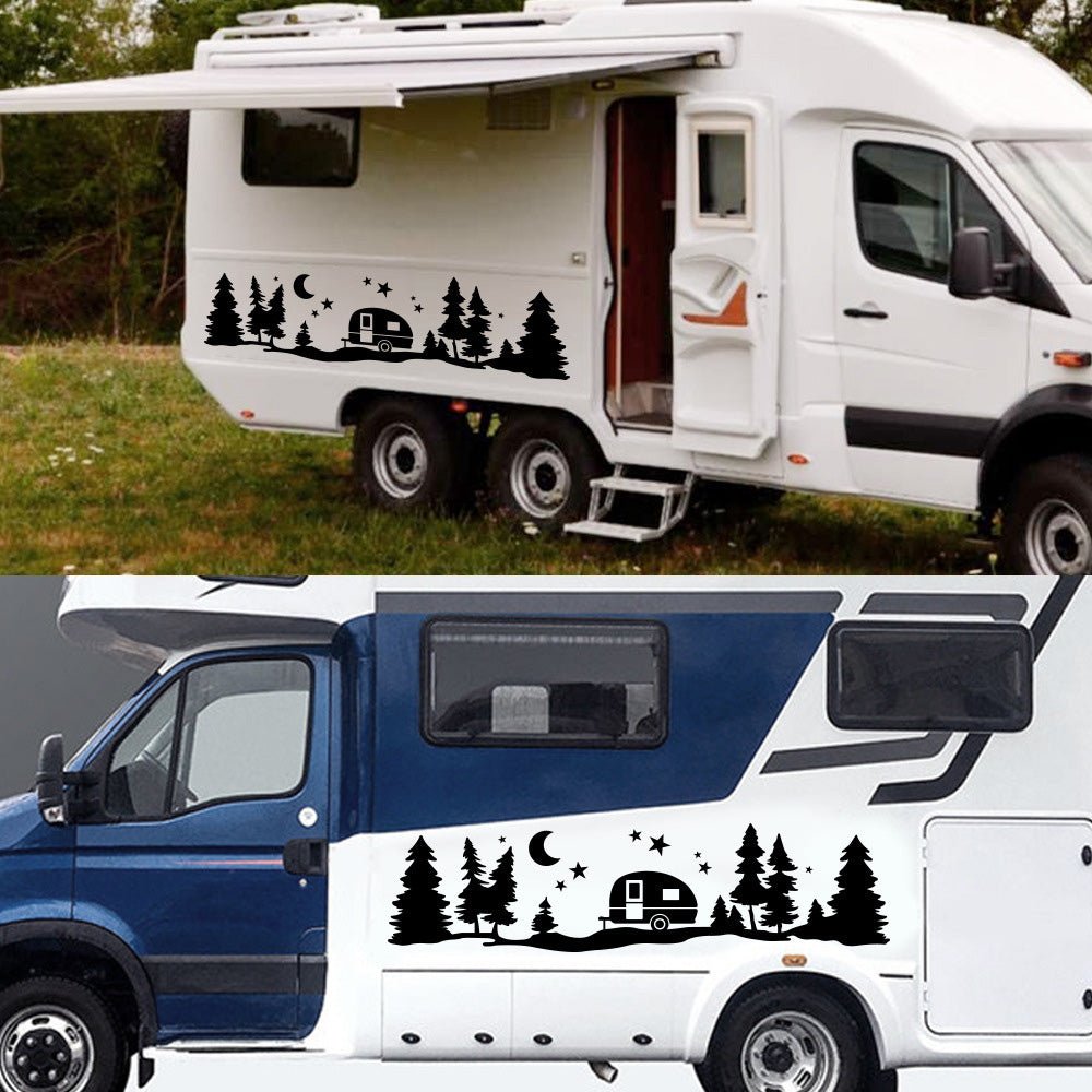 Mountains Adventure Vinyl Decal Sticker Suitable For Camper Van, Motorhome & Caravan - Frazy's Auto Parts