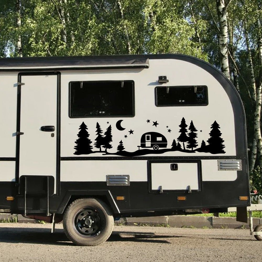 Mountains Adventure Vinyl Decal Sticker Suitable For Camper Van, Motorhome & Caravan - Frazy's Auto Parts