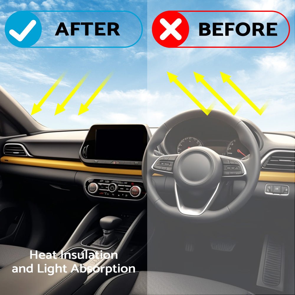 NO HUD Non - Slip Dash Mat Suitable For Hyundai Kona Active Elite SE 7 2017 - 2023 - Frazy's Auto Parts