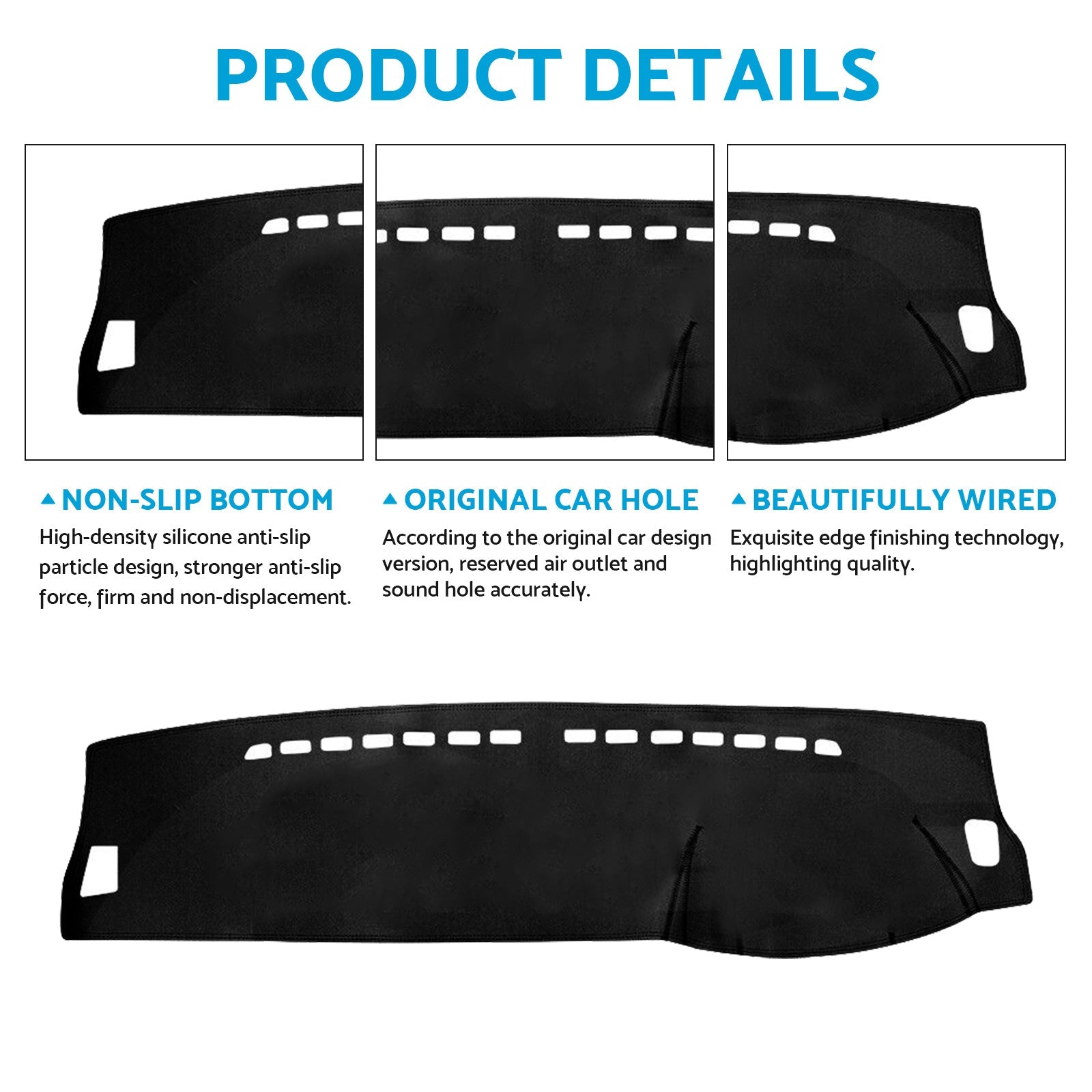 Non - Slip Dash Mat Suitable for GWM Cannon - X / Cannon Vanta / Cannon - XSR 2021 - 2025 - Frazy's Auto Parts