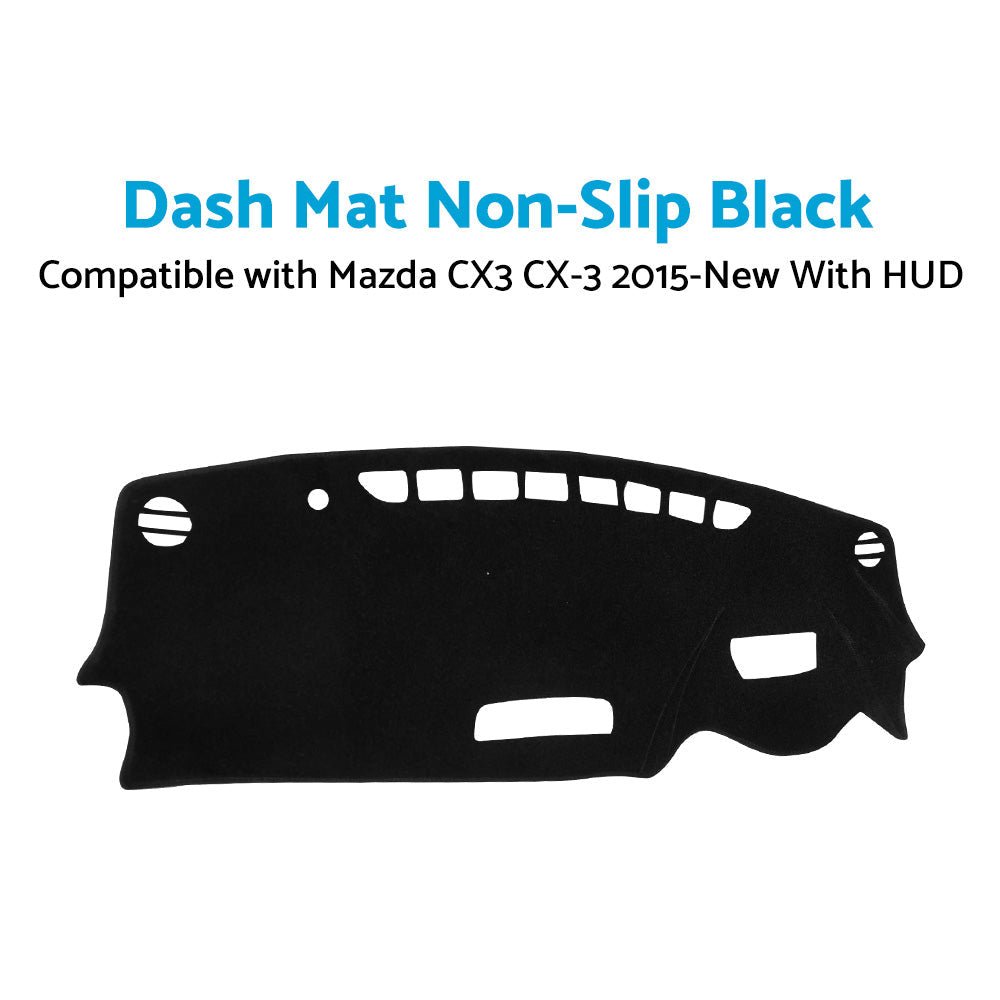 Non - Slip Dash Mat Suitable For Mazda CX3 CX - 3 2015 - New With HUD Dashboard Cover - Frazy's Auto Parts