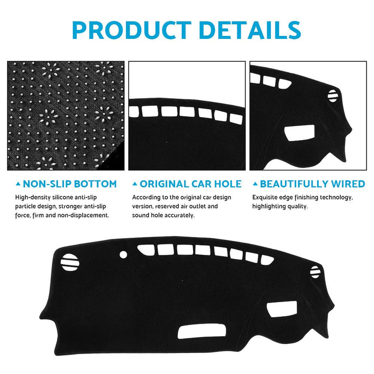 Non - Slip Dash Mat Suitable For Mazda CX3 CX - 3 2015 - New With HUD Dashboard Cover - Frazy's Auto Parts