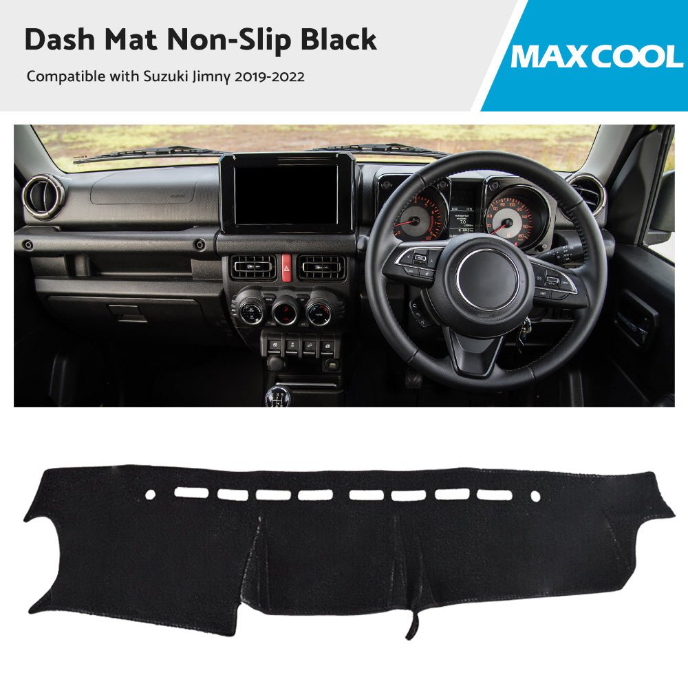 Non - Slip Dash Mat Suitable For Suzuki Jimny 2019 - 2022 Dashboard Cover Black - Frazy's Auto Parts