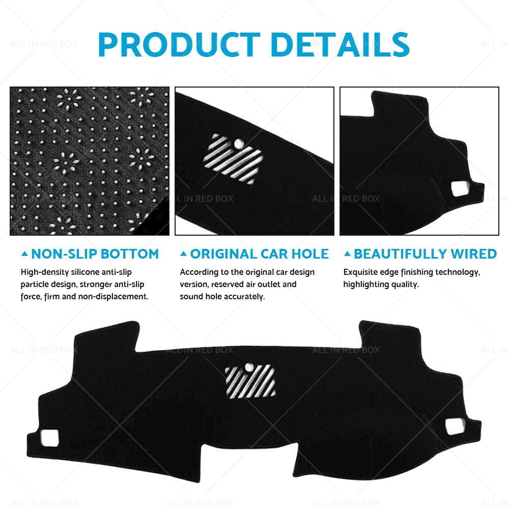 Non - Slip Dash Mat Suitable For Toyota Camry ASV50 ASV50R 12 - 17 Dashboard Cover - Frazy's Auto Parts