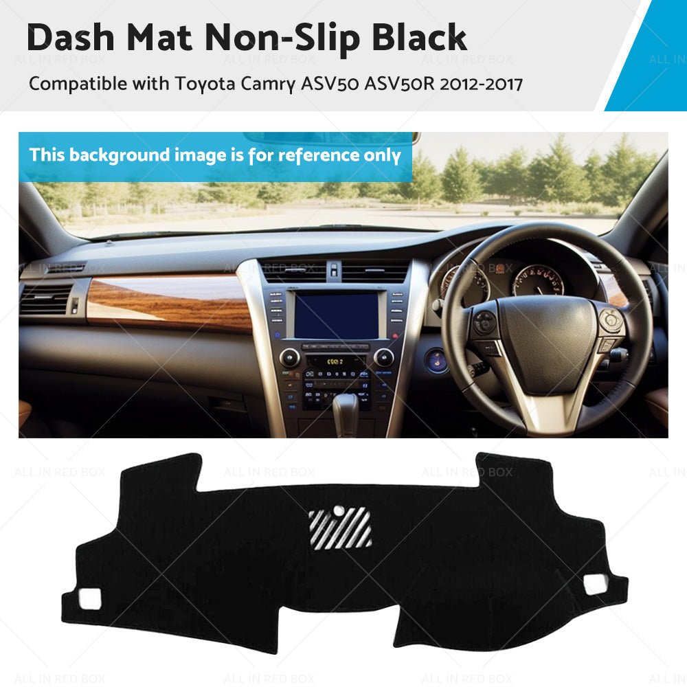 Non - Slip Dash Mat Suitable For Toyota Camry ASV50 ASV50R 12 - 17 Dashboard Cover - Frazy's Auto Parts