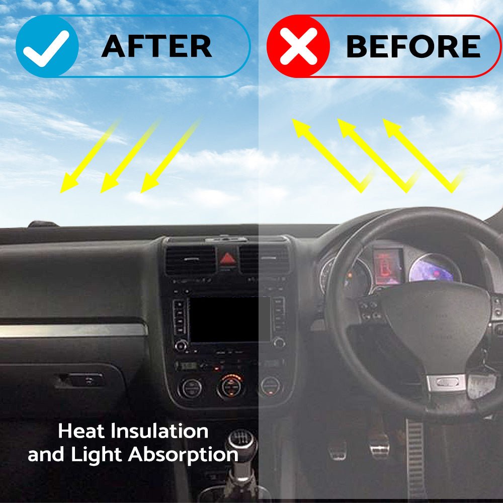 Non - Slip Dash Mat Suitable For Volkswagen VW Golf Mk5 1K Sportline GTi 2004 - 2008 - Frazy's Auto Parts