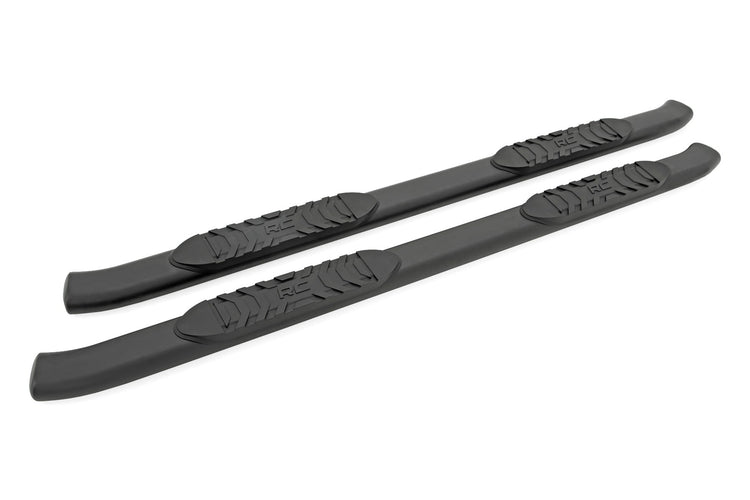 Oval Nerf Step Crew Cab Black Ram 1500/2500/3500 2WD/4WD (2010-2025 & Classic)