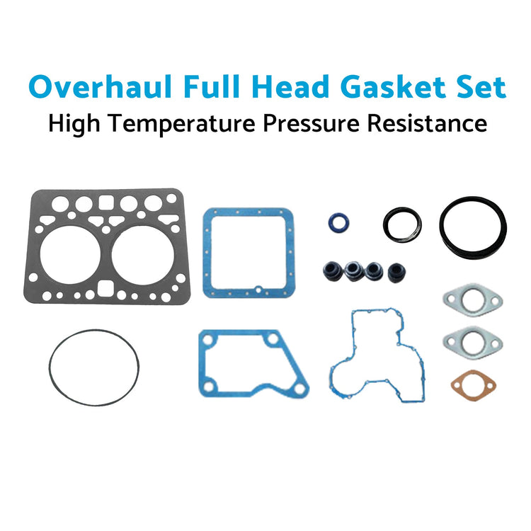 Overhaul Full Head Gasket Set Kit Suitable for Kubota ZL600 B6000 Tractor Engine - Frazy's Auto Parts