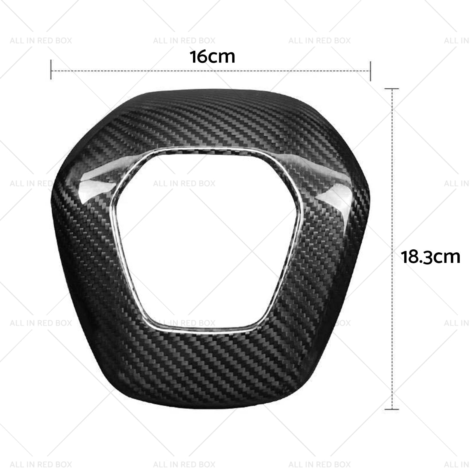 Overlay Real Carbon Fiber Steering Wheel Center Cover Suitable For Corvette C8 - Frazy's Auto Parts