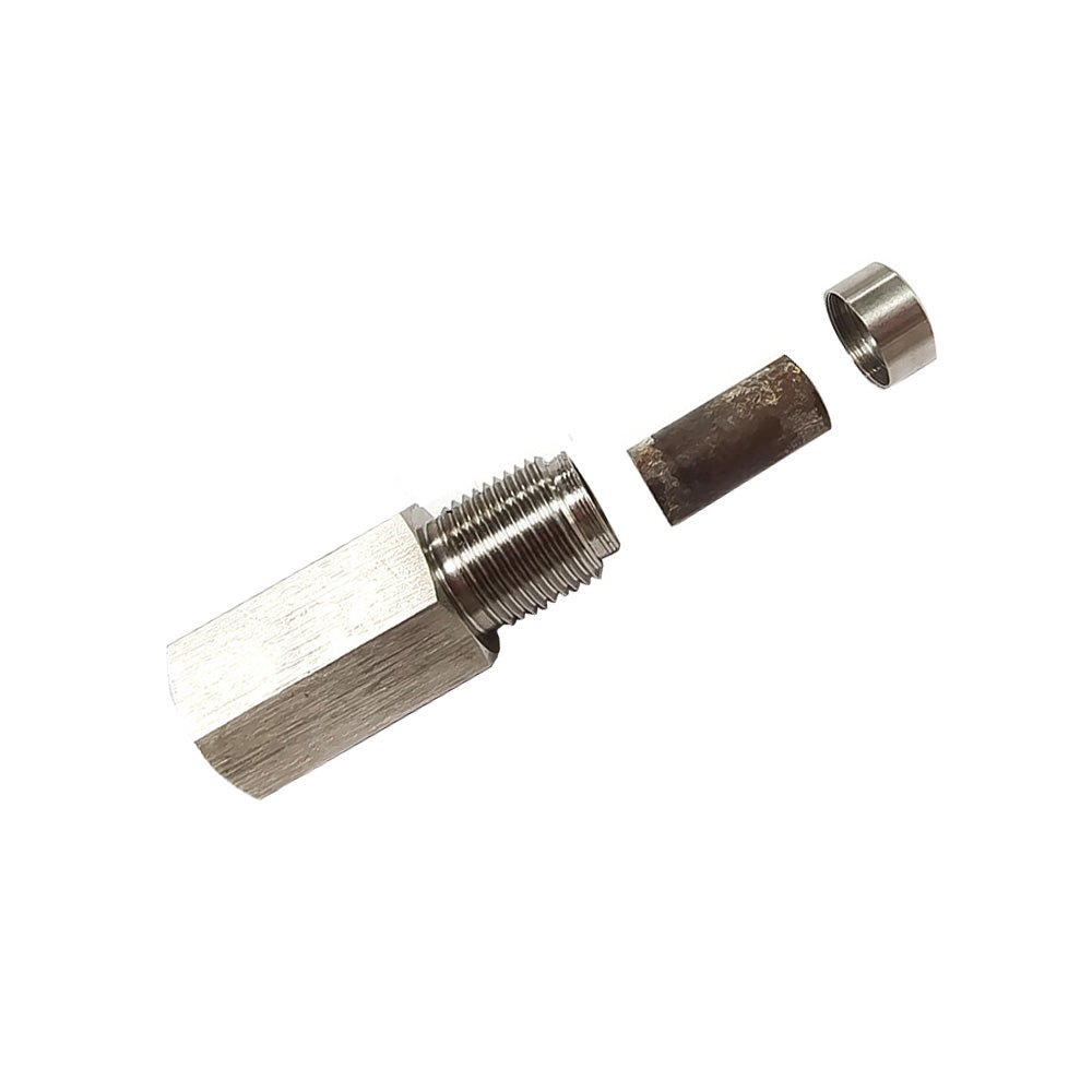 Oxygen O2 Sensor Spacer Adapter CEL Cleaner Mini Cat with Catalytic Converter - Frazy's Auto Parts