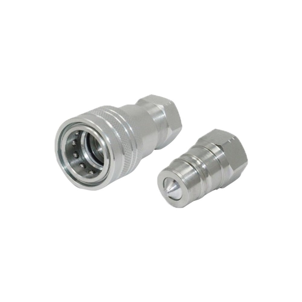 Pair Hydraulic Quick Release Coupling 1 or 2 Inch BSP Suitable For Tractor Loader Male & Female Set - Frazy's Auto Parts