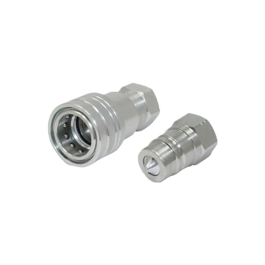 Pair Hydraulic Quick Release Coupling 1 or 2 Inch BSP Suitable For Tractor Loader Male & Female Set - Frazy's Auto Parts