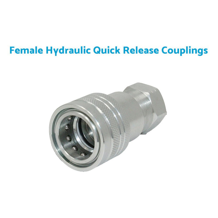 Pair Hydraulic Quick Release Coupling 1 or 2 Inch BSP Suitable For Tractor Loader Male & Female Set - Frazy's Auto Parts