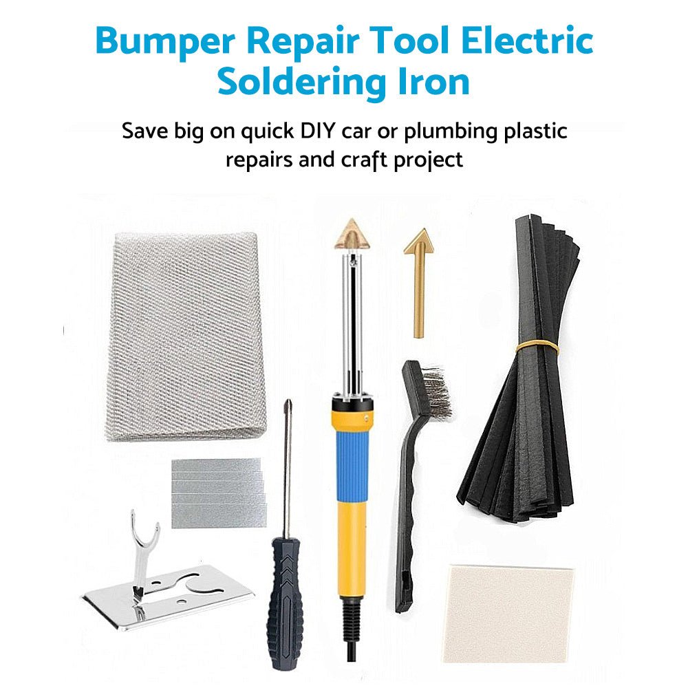 Plastic Welding Soldering Iron Kits Car Bumper Dashboard Kid Repair Welder Tool - Frazy's Auto Parts