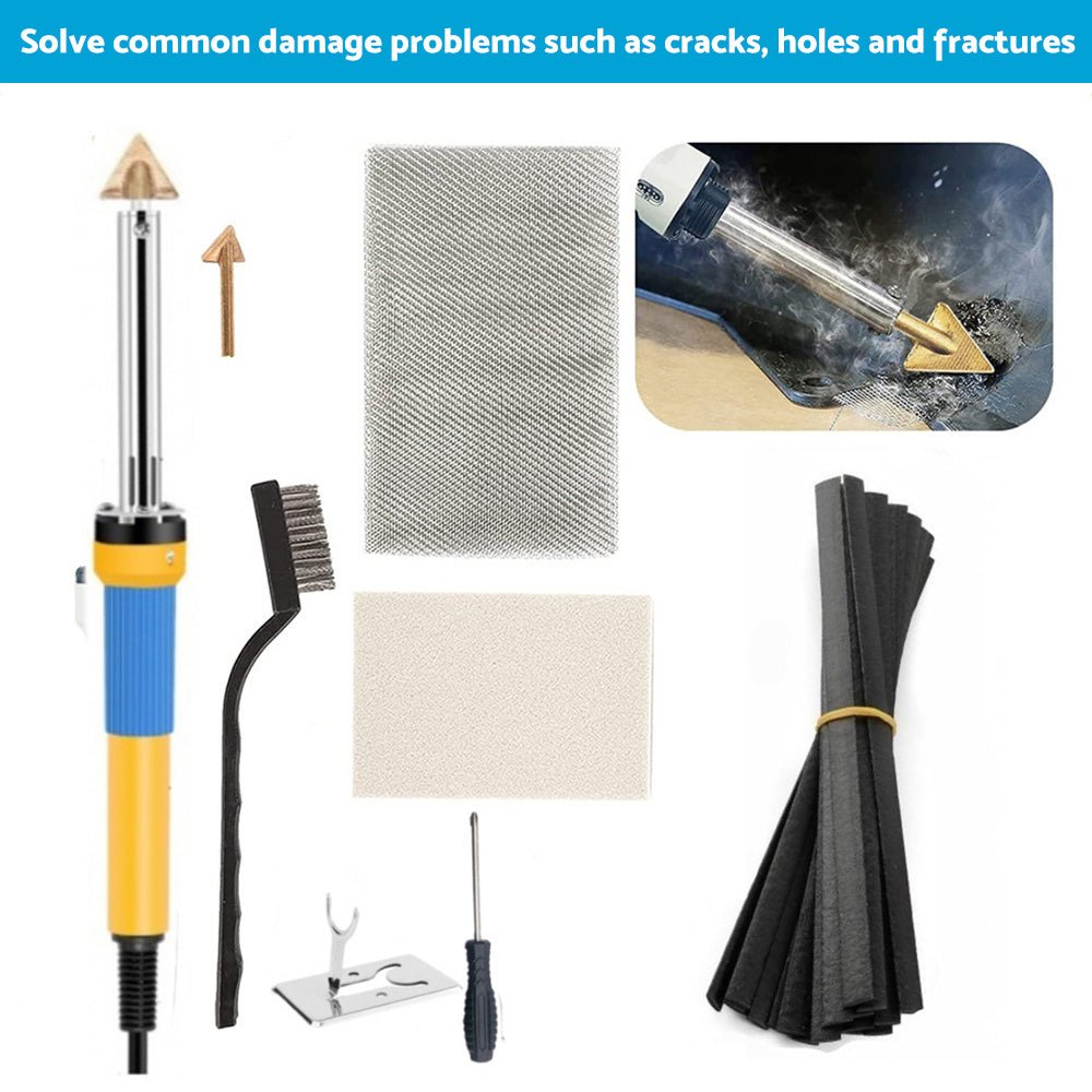 Plastic Welding Soldering Iron Kits Car Bumper Dashboard Kid Repair Welder Tool - Frazy's Auto Parts