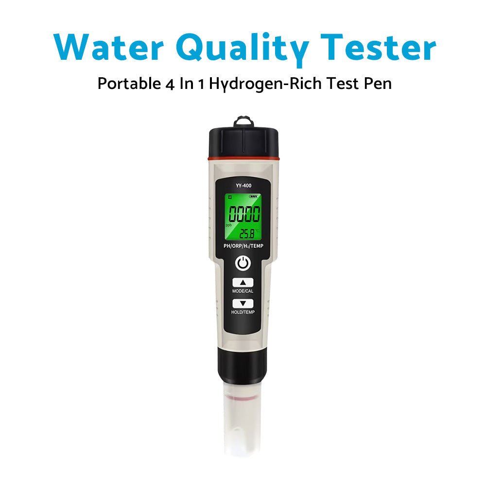 Portable 4 In 1 Hydrogen - Rich Test Pen PH ORP TEMP Water Quality Meter Tester - Frazy's Auto Parts