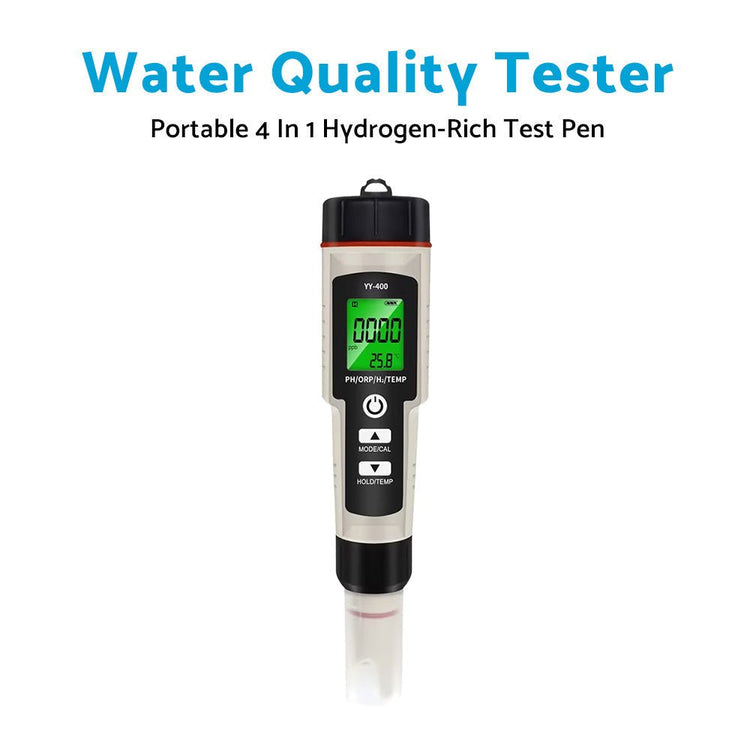 Portable 4 In 1 Hydrogen - Rich Test Pen PH ORP TEMP Water Quality Meter Tester - Frazy's Auto Parts