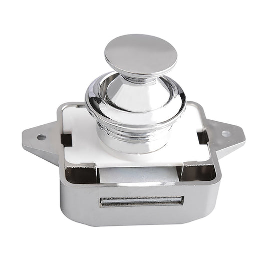 Push Button Latch Knob Catch Lock Suitable For RV Drawer Cupboard Door Caravan Cabinet - Frazy's Auto Parts