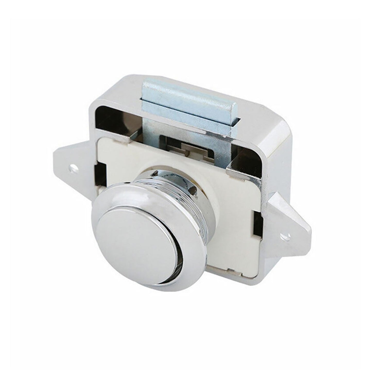 Push Button Latch Knob Catch Lock Suitable For RV Drawer Cupboard Door Caravan Cabinet - Frazy's Auto Parts
