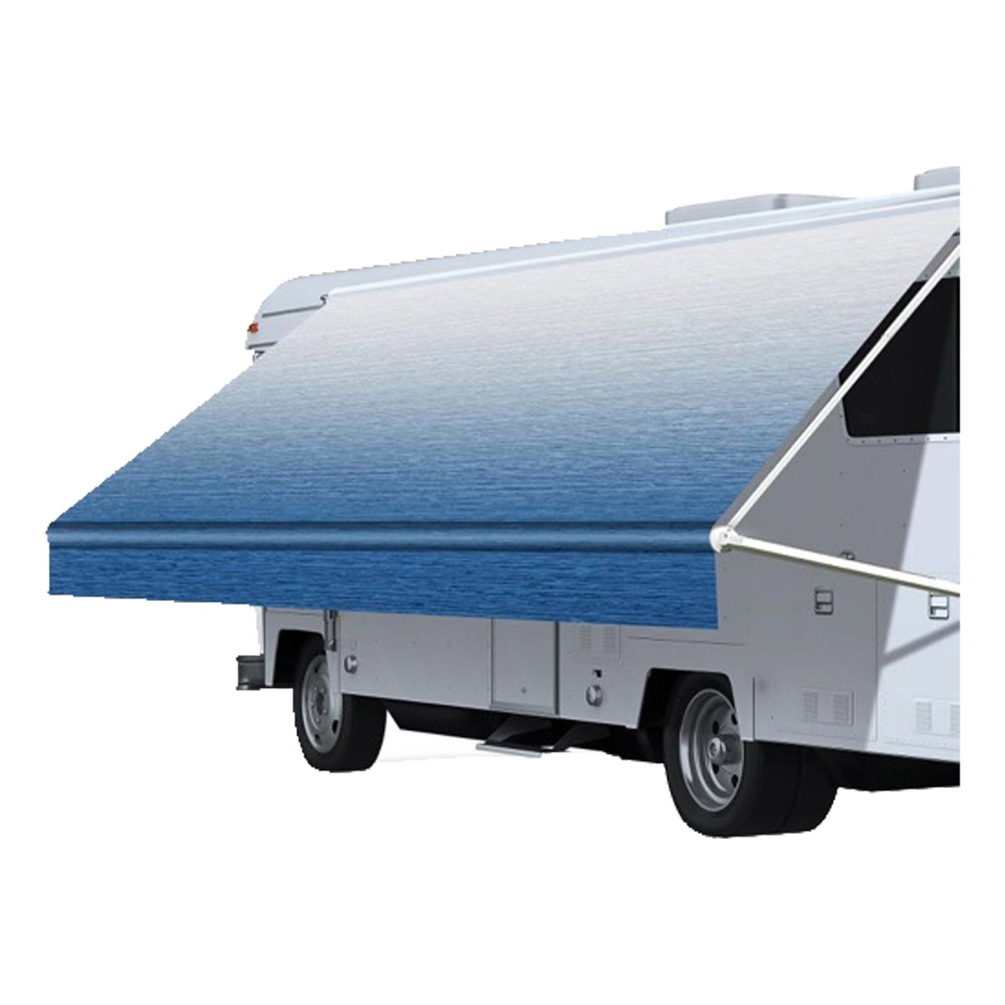 PVC Vinyl Awning Fabric Blue Fade 13 - 16FT Suitable For RV Caravan Trailer Camper - Frazy's Auto Parts