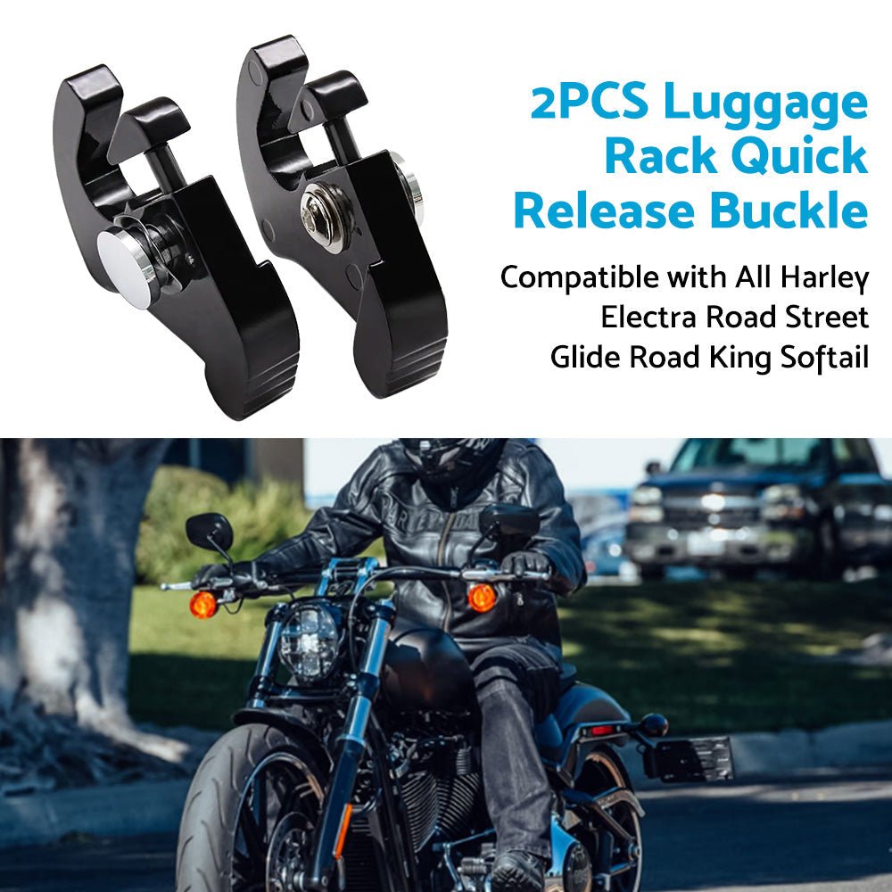 Quick Release Backrest Mounting Kit Suitable For Harley Sissy Bar Luggage Rack - Frazy's Auto Parts
