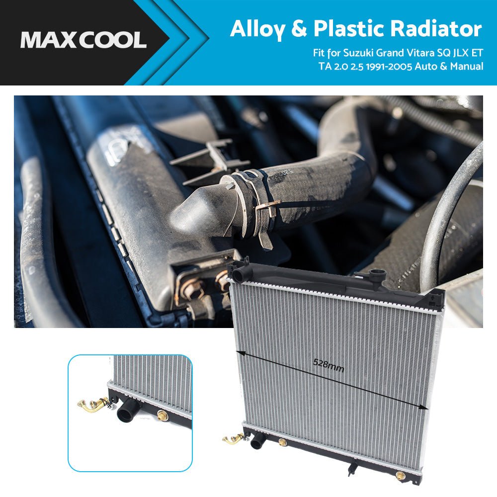 Radiator Cool Suitable for Suzuki Grand Vitara SQ JLX ET TA 2. 0 2. 5 Auto Manual 1991 - 2005 - Frazy's Auto Parts