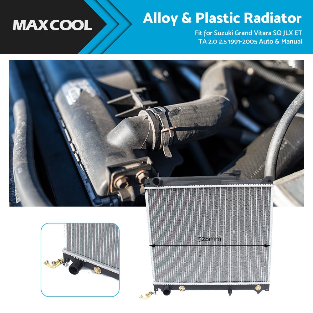 Radiator Cool Suitable for Suzuki Grand Vitara SQ JLX ET TA 2. 0 2. 5 Auto Manual 1991 - 2005 - Frazy's Auto Parts