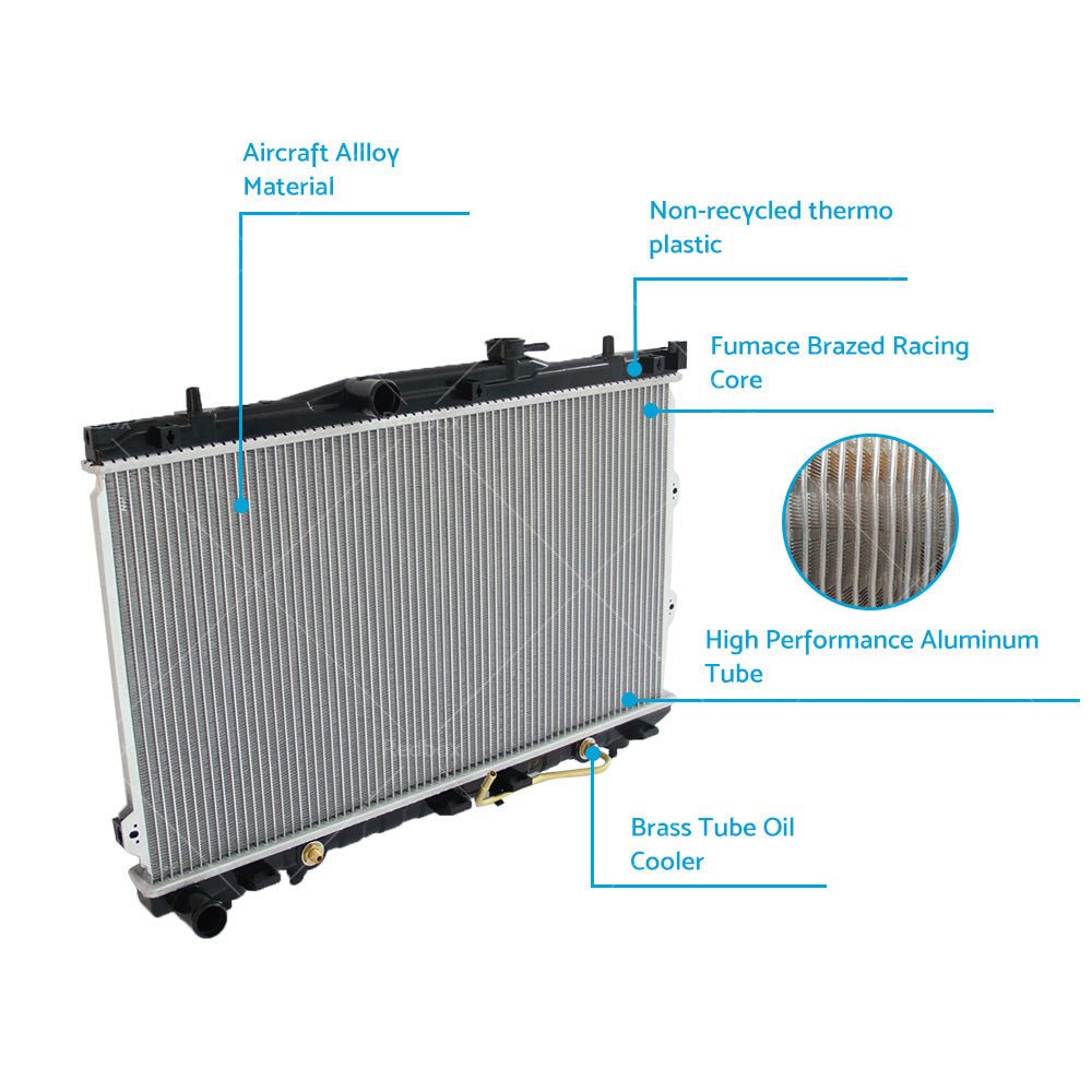 Radiator Suitable For Kia Cerato LD 2.0 4 - Cyl G4GC 2004 - 2009 – Auto & Manual Petrol - Frazy's Auto Parts