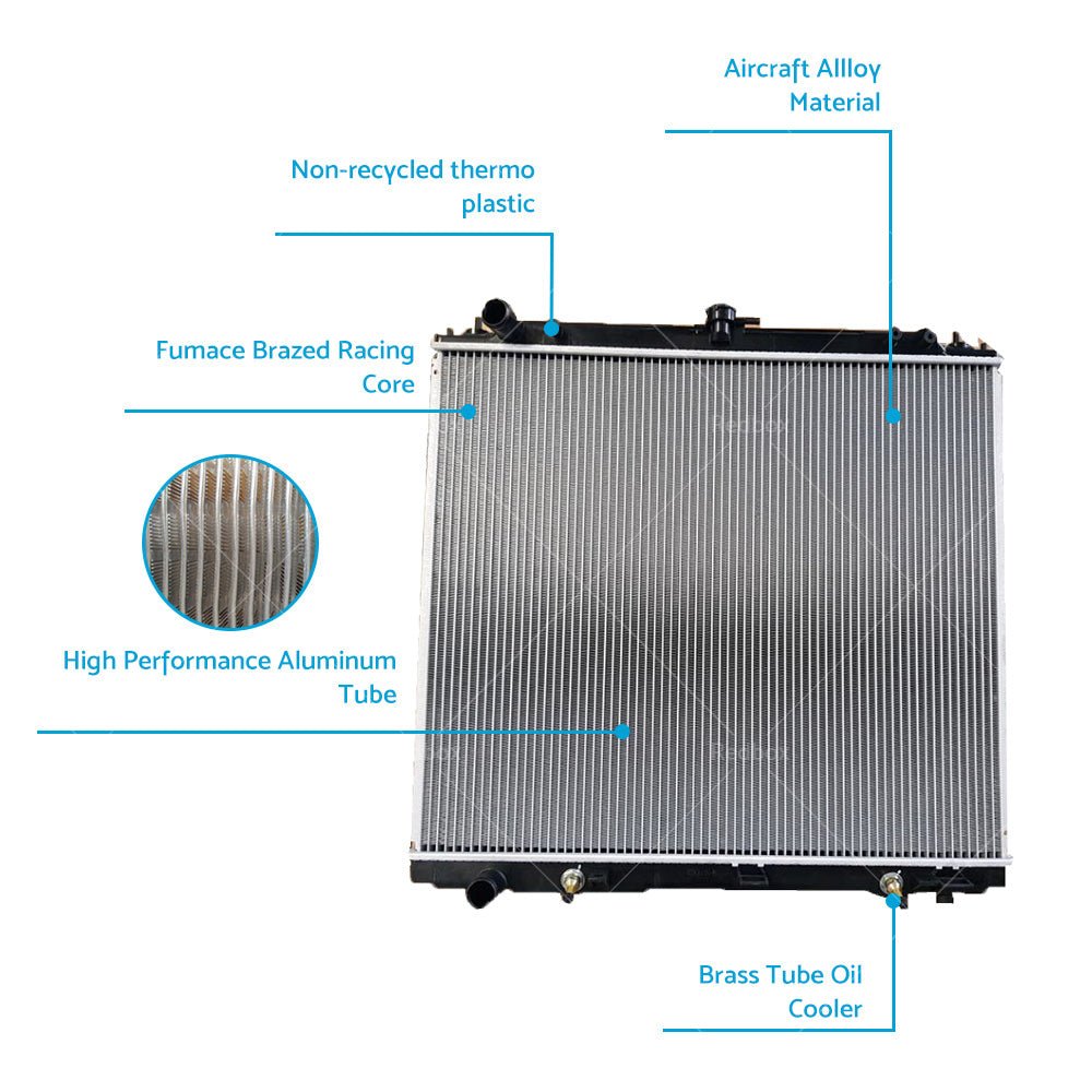 Radiator Suitable For Nissan Navara D40 / Pathfinder R51 2005 - On 2.5L YD25 Turbo Diesel Automatic & Manual - Frazy's Auto Parts