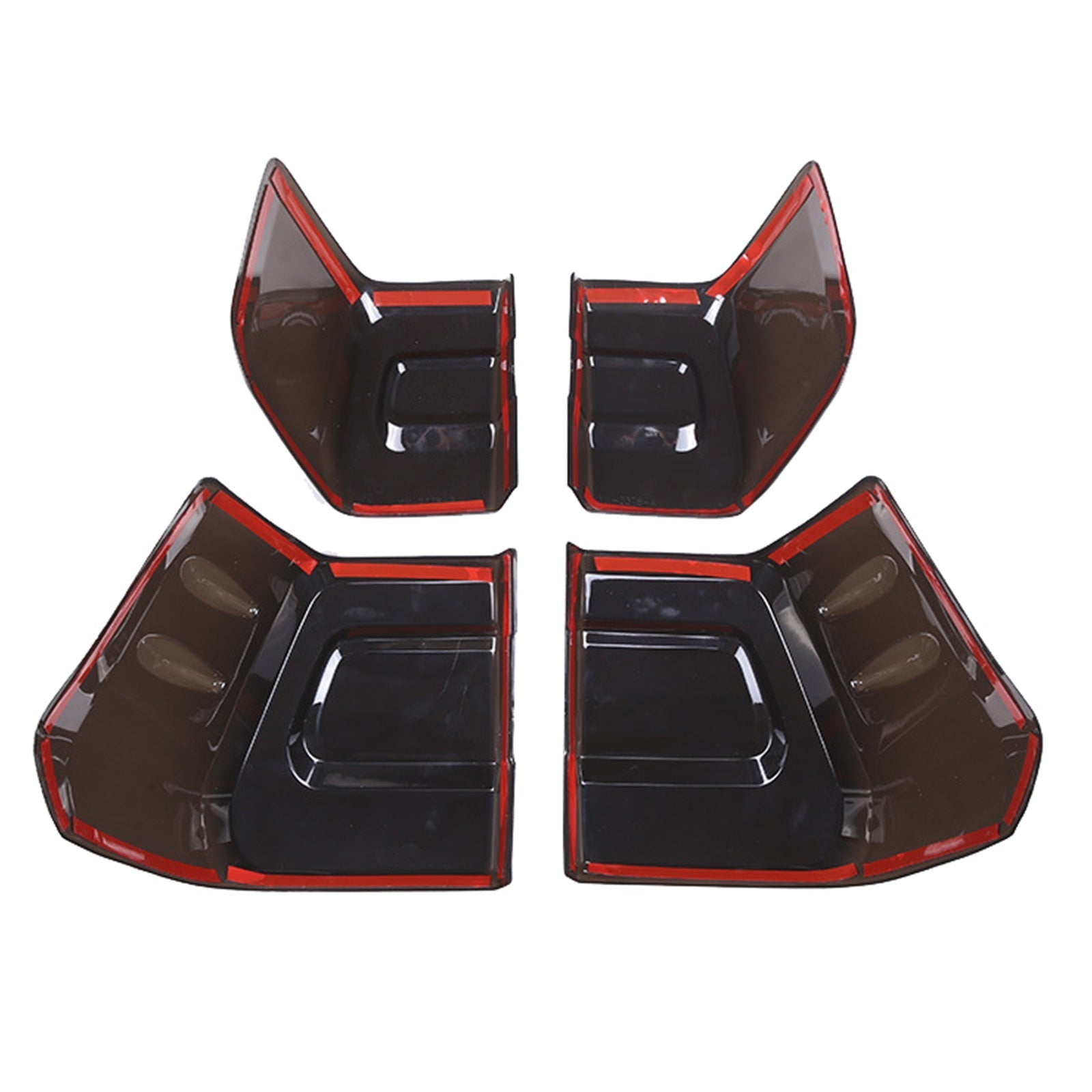 Rear Tail Light Lamp Cover Trim Suitable For Toyota Land Cruiser Prado 2018 - 2022 - Frazy's Auto Parts