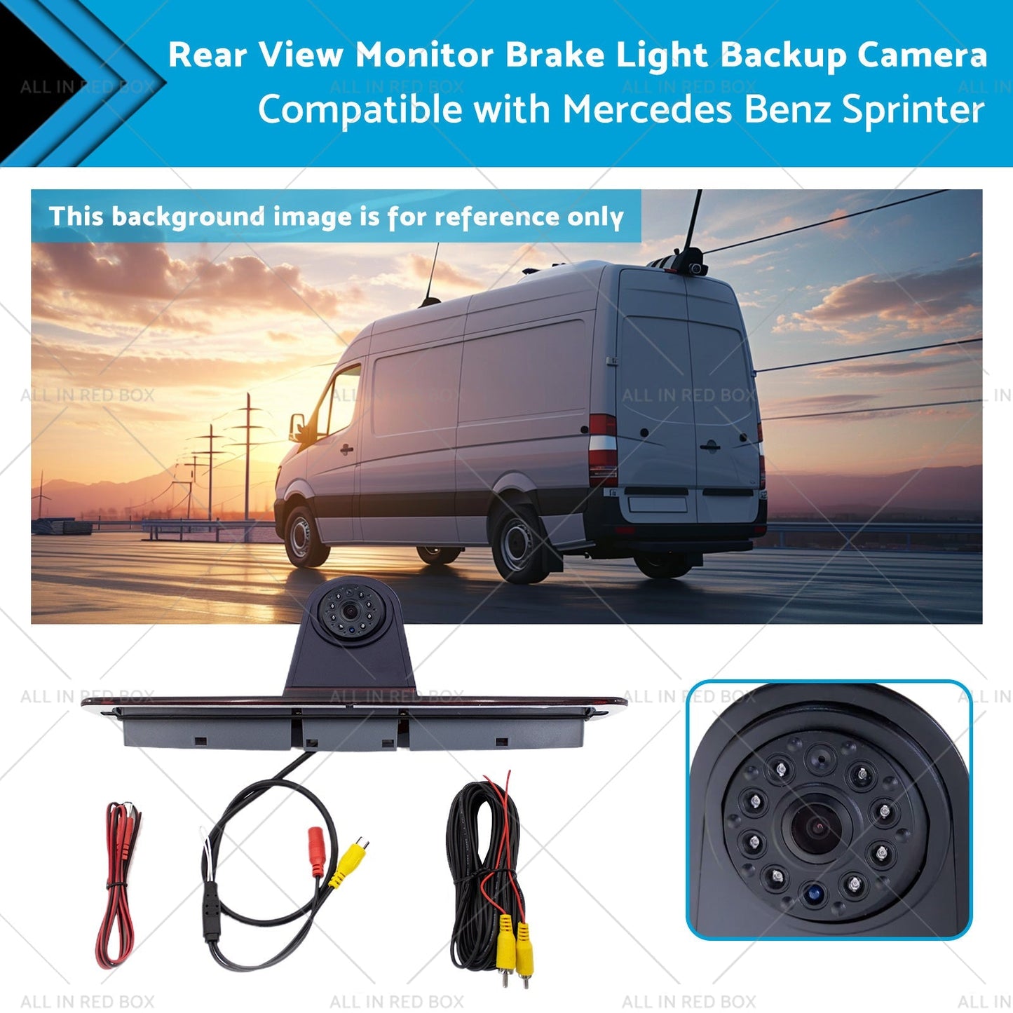 Rear View Brake Light Backup Camera Suitable for Mercedes Benz Sprinter - Frazy's Auto Parts