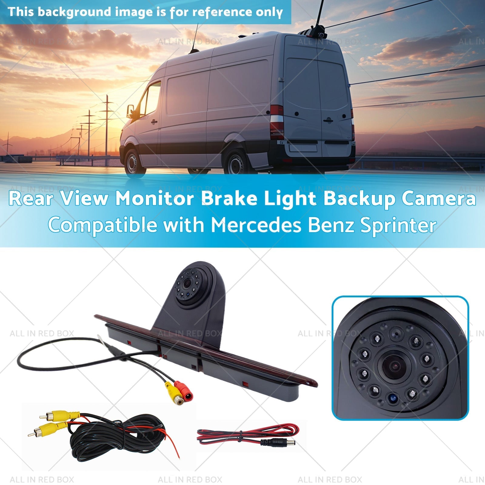 Rear View Brake Light Backup Camera Suitable for Mercedes Benz Sprinter - Frazy's Auto Parts