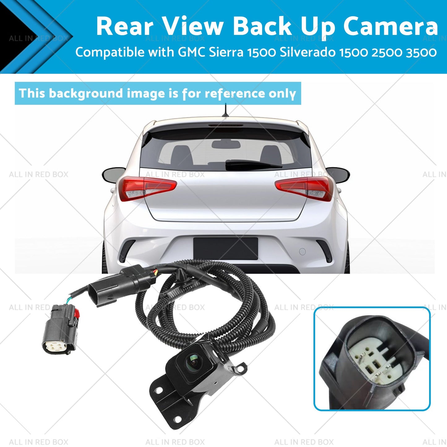 Rear View Camera Suitable for 11 - 14 GMC Sierra 1500 Silverado 1500 2500 3500 - Frazy's Auto Parts