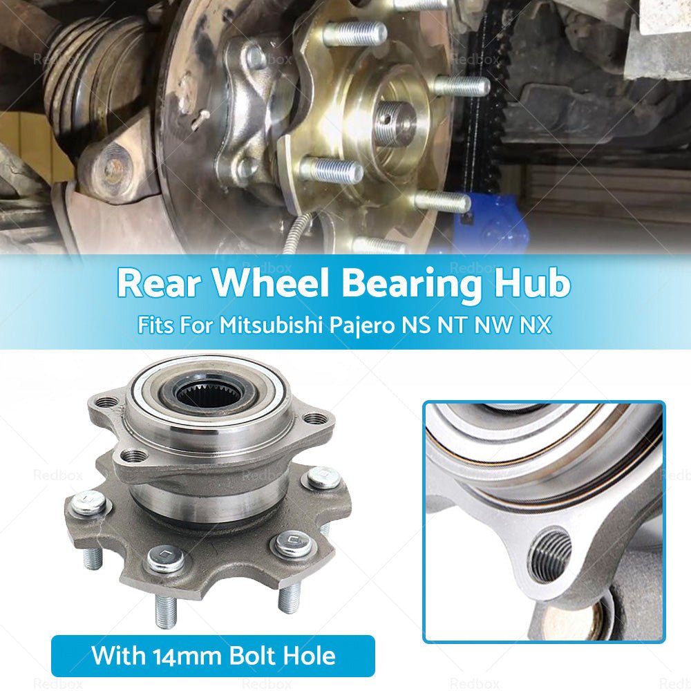 Rear Wheel Bearing Hub Fit For Mitsubishi Pajero NS NT NW NX with 14mm Bolt Hole - Frazy's Auto Parts