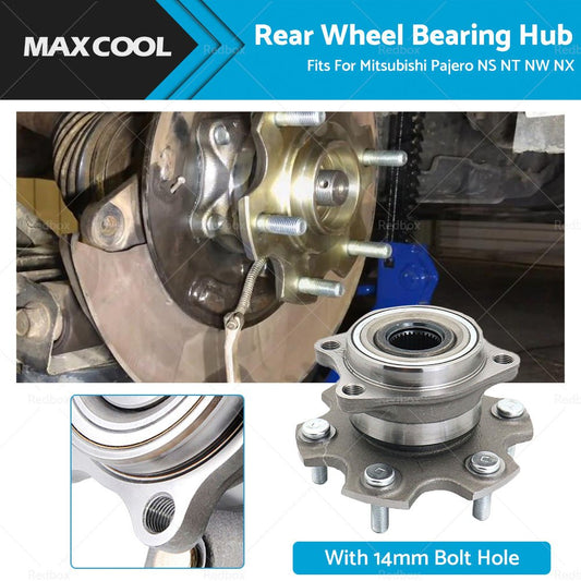 Rear Wheel Bearing Hub Fit For Mitsubishi Pajero NS NT NW NX with 14mm Bolt Hole - Frazy's Auto Parts