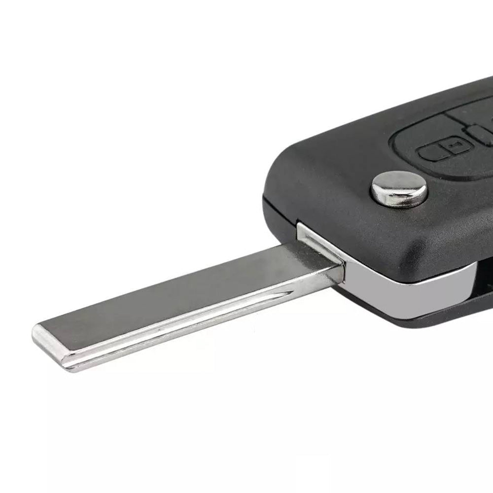 Remote Car Key Fob 2 - Buttons 433FSK Suitable for Peugeot 207 307 308 407 807 - Frazy's Auto Parts