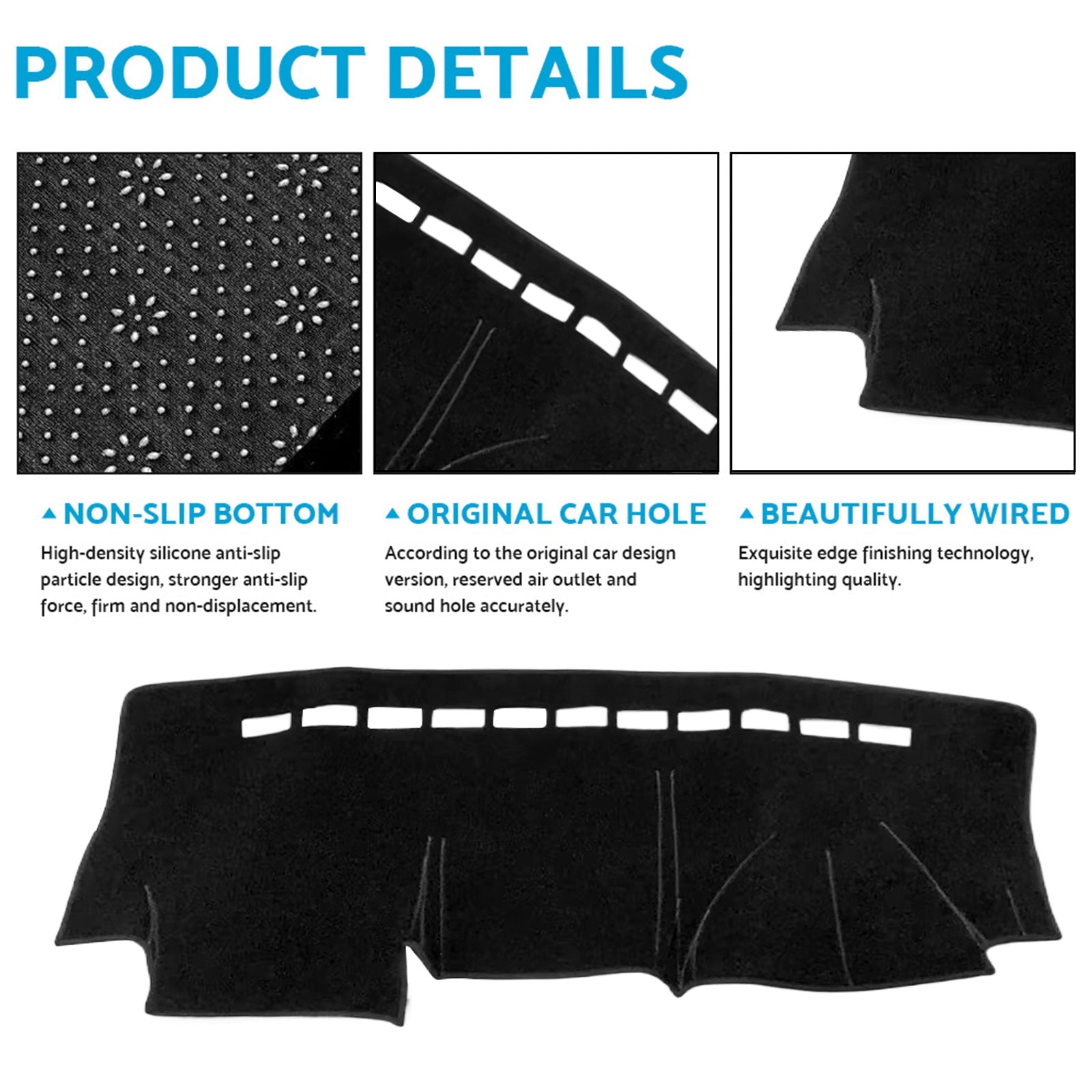 RHD Dash Mat Suitable For Suzuki Jimny 1998 - 2018 Non - Slip Dashboard Cover - Frazy's Auto Parts